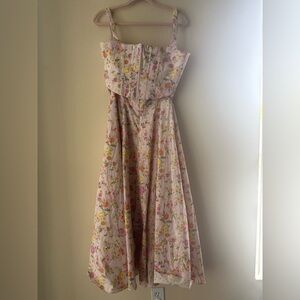 House of CB Clarabelle Floral Print Sleeveless Maxi Dress